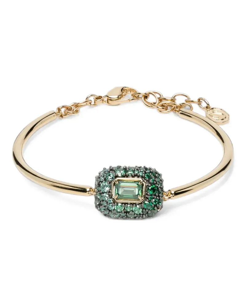 Swarovski Sublima octagon-cut bangle - Gold Gold