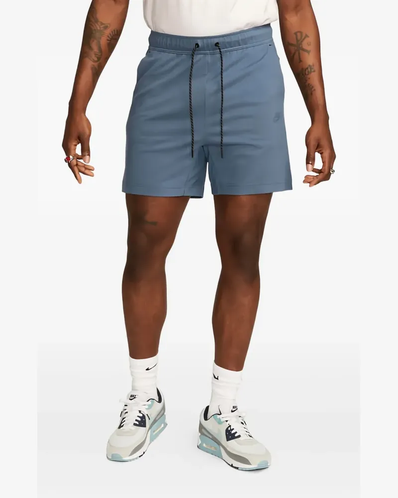 Nike Joggingshorts mit Logo-Stickerei - Blau Blau