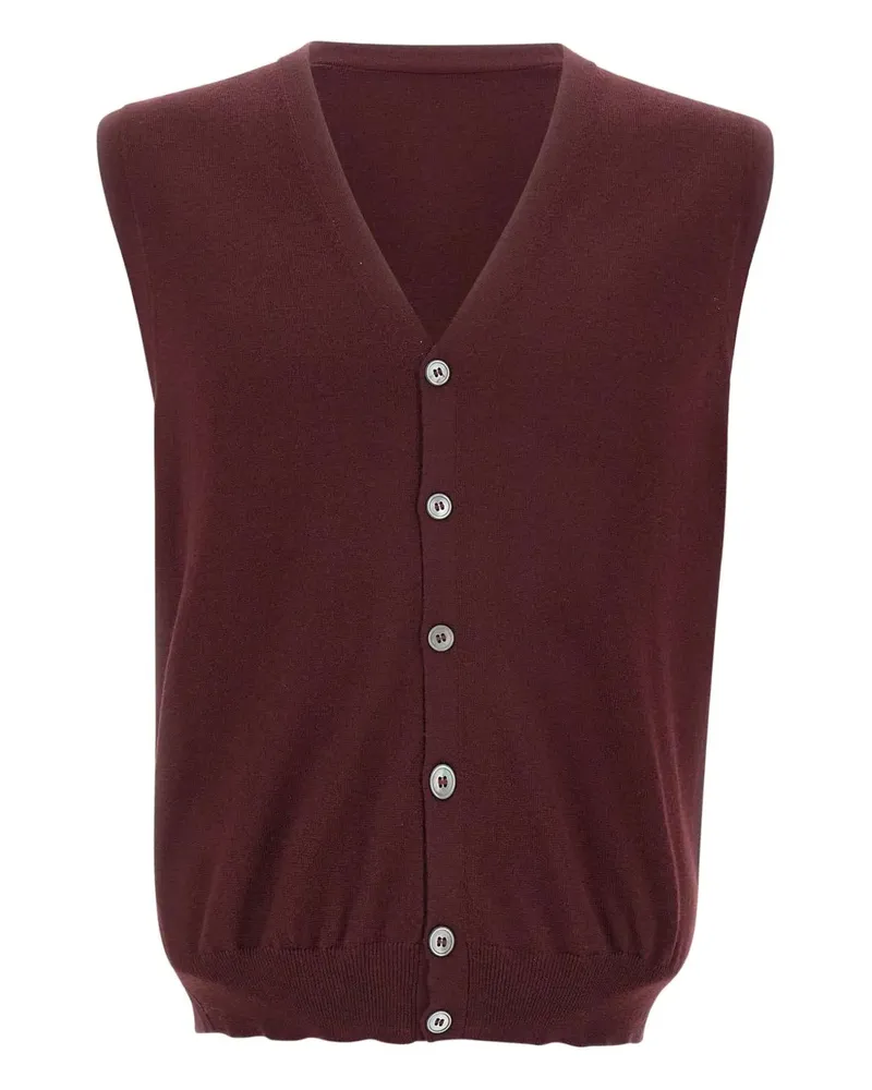 Gran Sasso Cardigan mit Knöpfen - Rot Rot