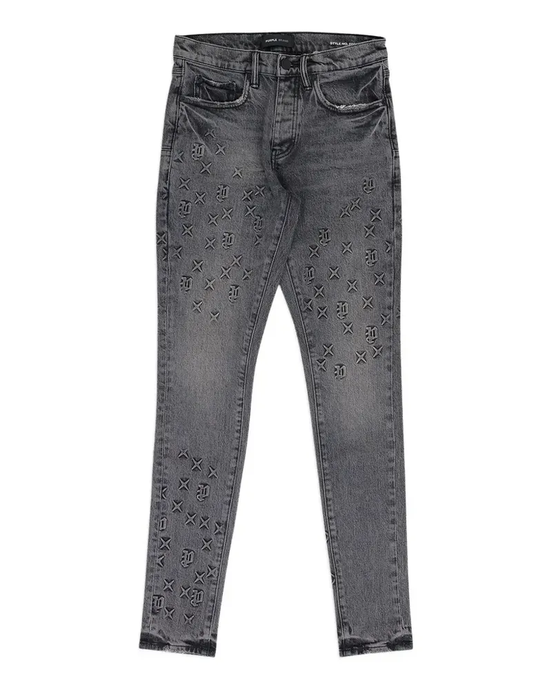 PURPLE BRAND embossed P001 jeans - Grau Grau
