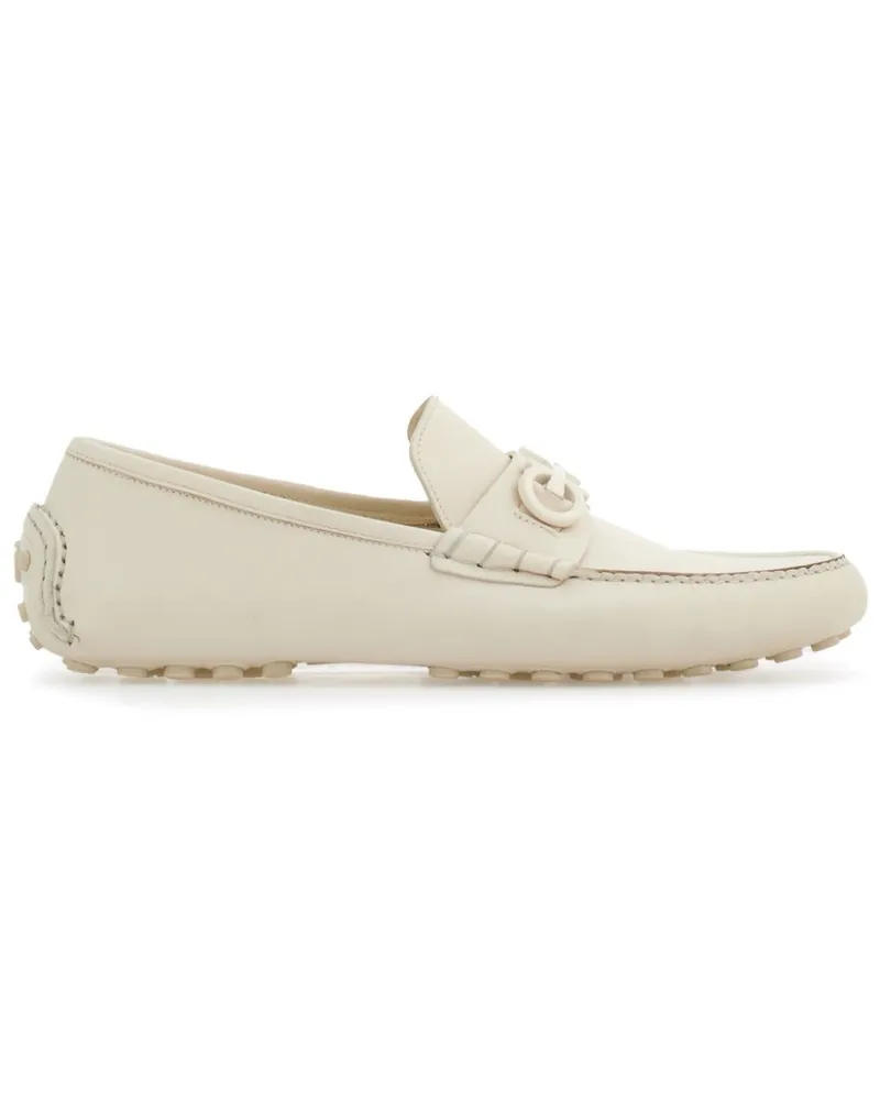 Ferragamo Loafer mit Gancini-Schild - Nude Nude