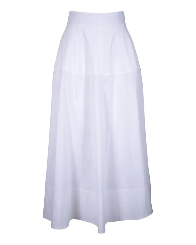Lela Rose A-line skirt - Weiß Weiß