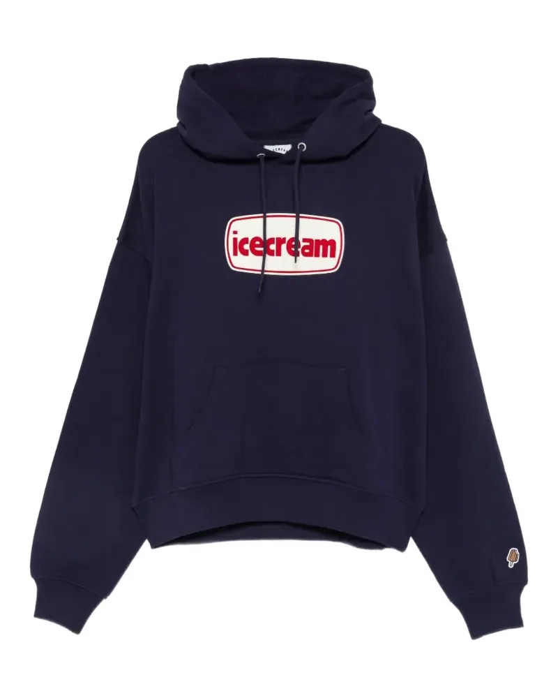 Billionaire Boys Club Icecream Tub Popover Hoodie mit Logo - Blau Blau