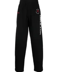 GmbH Jogginghose mit Logo-Print Schwarz