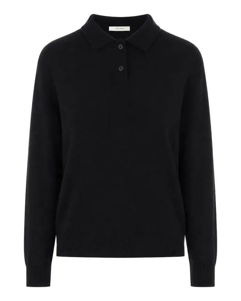 The Row long-sleeves polo shirt - Schwarz Schwarz