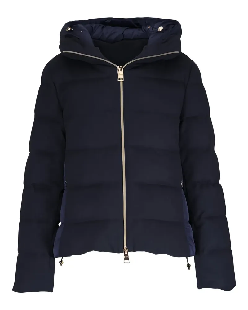 Herno Gefütterte Kapuzenjacke - Blau Blau