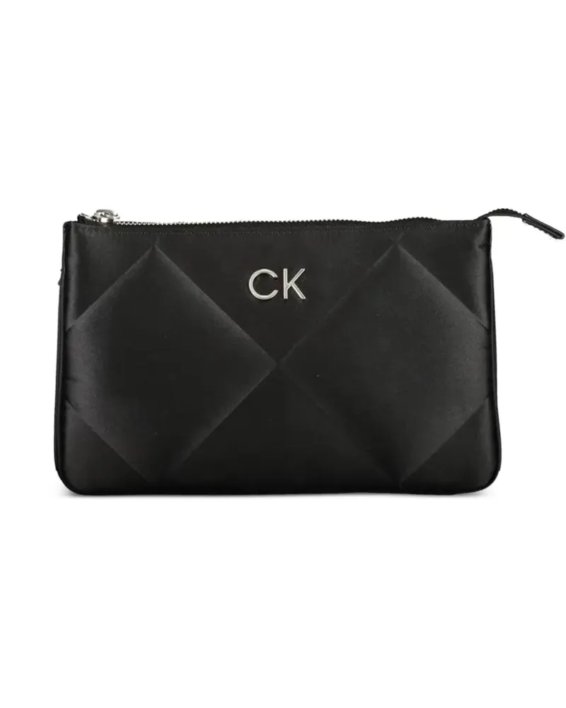Calvin Klein quilted clutch bag - Schwarz Schwarz