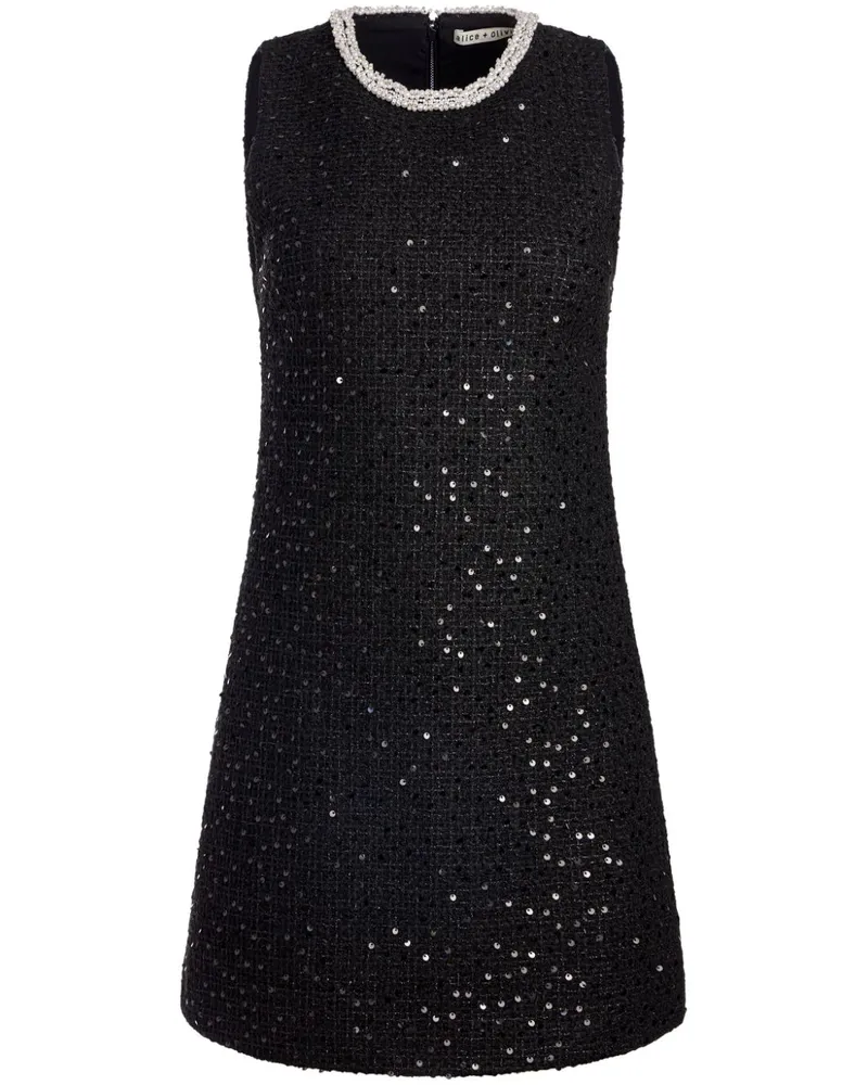 Alice + Olivia Coley Minikleid - Schwarz Schwarz