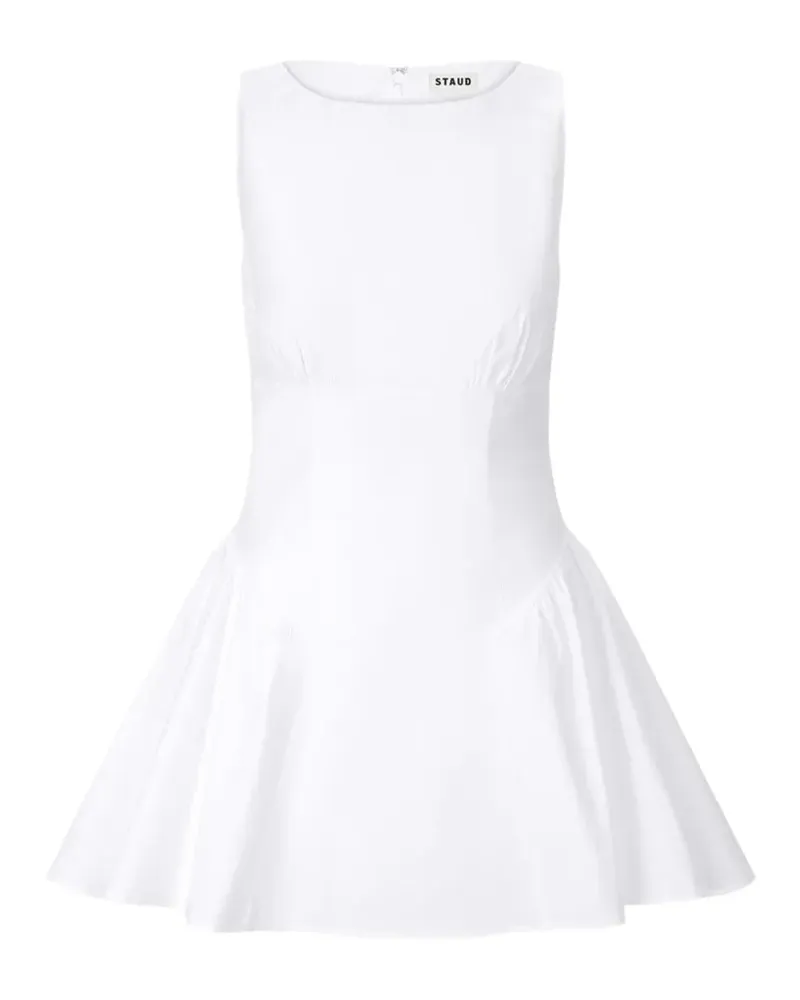 STAUD GWEN Minikleid mit Einsätzen - Weiß Weiß