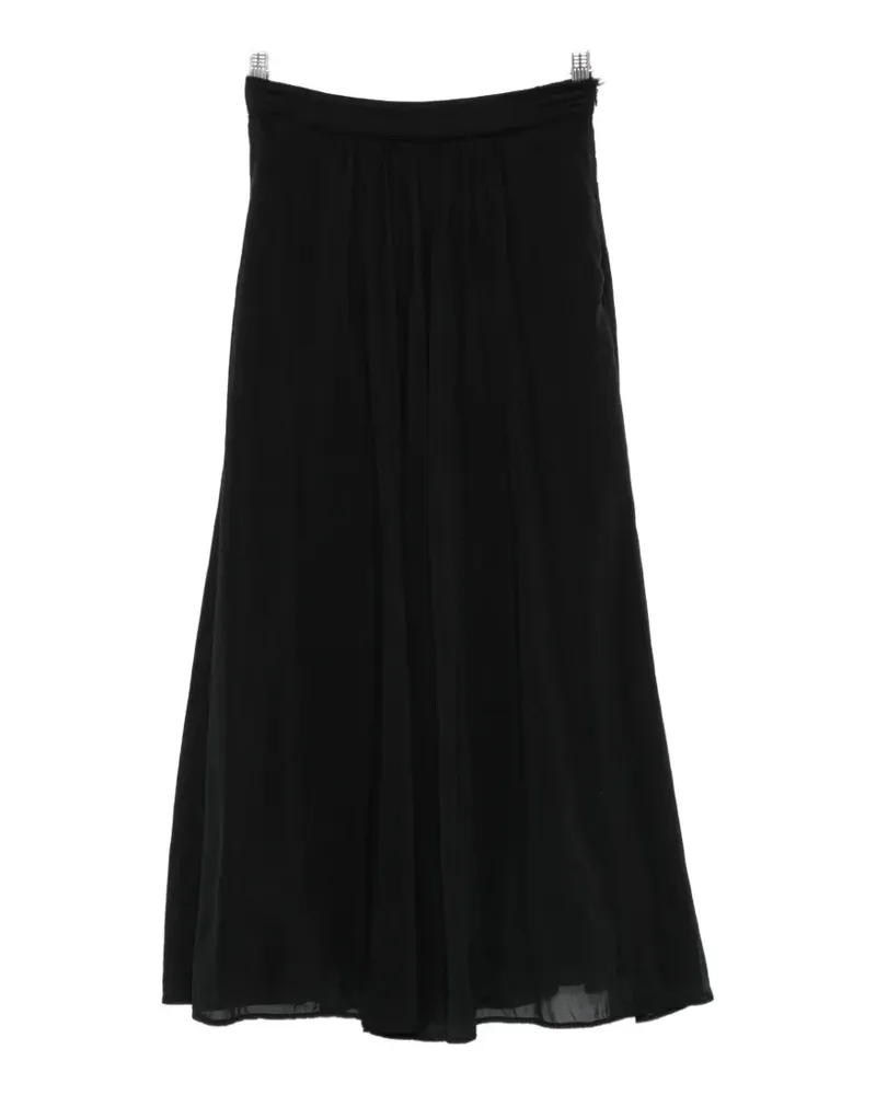 forte_forte zip-fastening midi skirt - Schwarz Schwarz