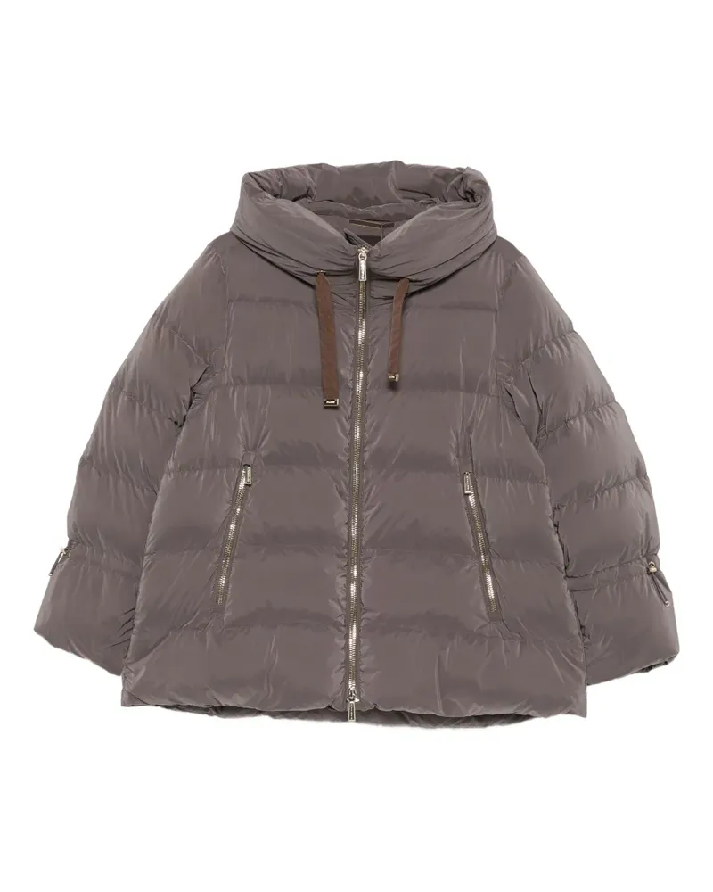 MOORER Gesteppte Jacke mit Stehkragen - Braun Braun