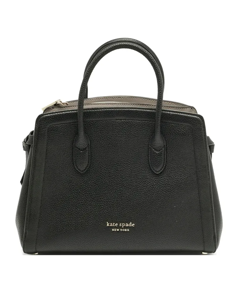 Kate Spade knott leather satchel - Schwarz Schwarz