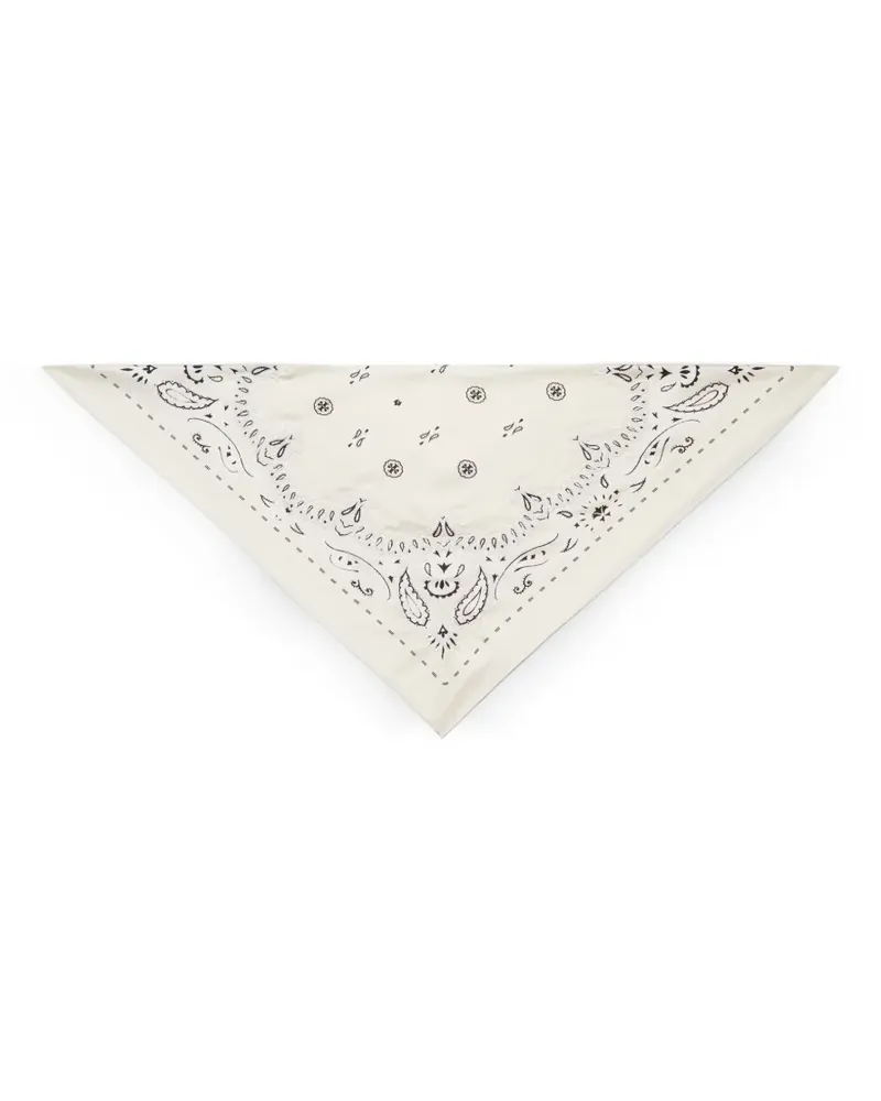 Tory Burch Dreieckiger Bandeau-Schal mit Perlen - Nude Nude