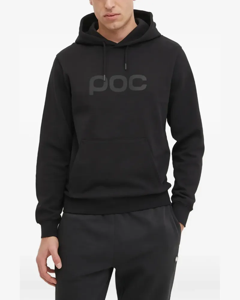 POC logo hoodie - Schwarz Schwarz