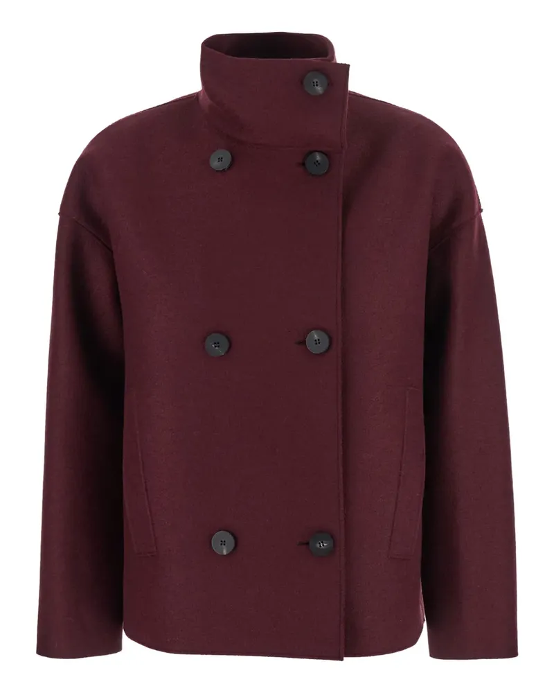 Harris Wharf London Cabanjacke mit Stehkragen - Rot Rot