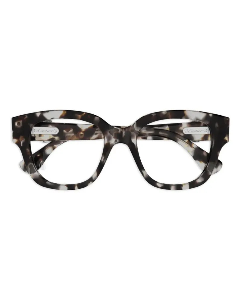 Cartier CT0566O Brille in Schildpattoptik - Schwarz Schwarz