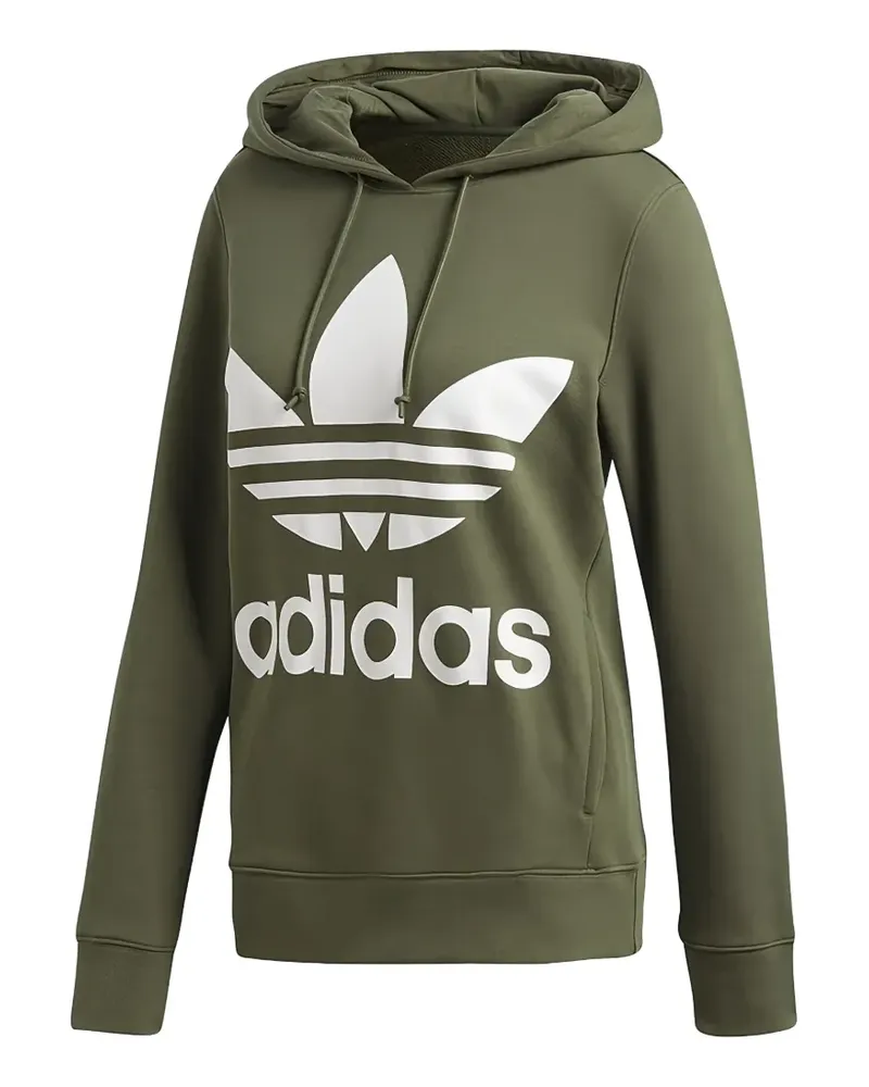adidas Adicolor Classics Hoodie mit Trefoil-Print - Grün Grün