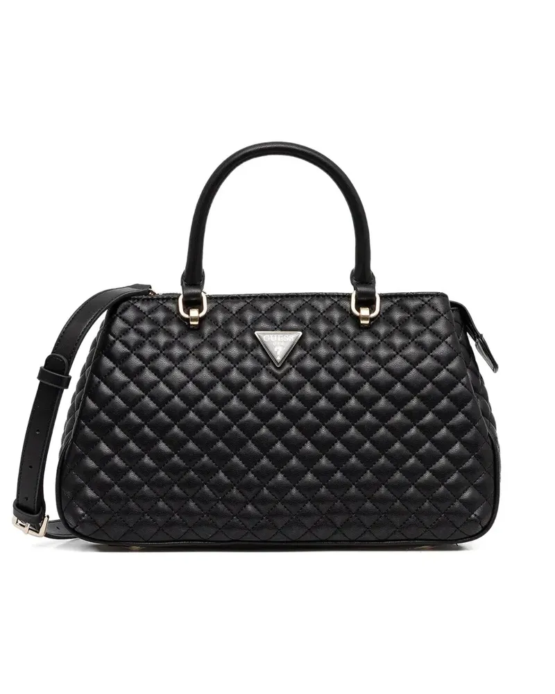 Guess Gesteppte Handtasche - Schwarz Schwarz