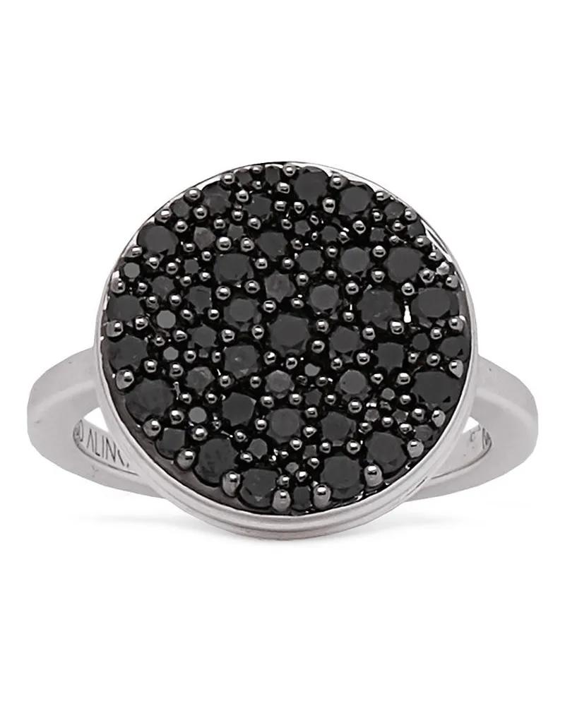 Alinka 18kt Weißgoldring mit Diamanten - Silber Silber