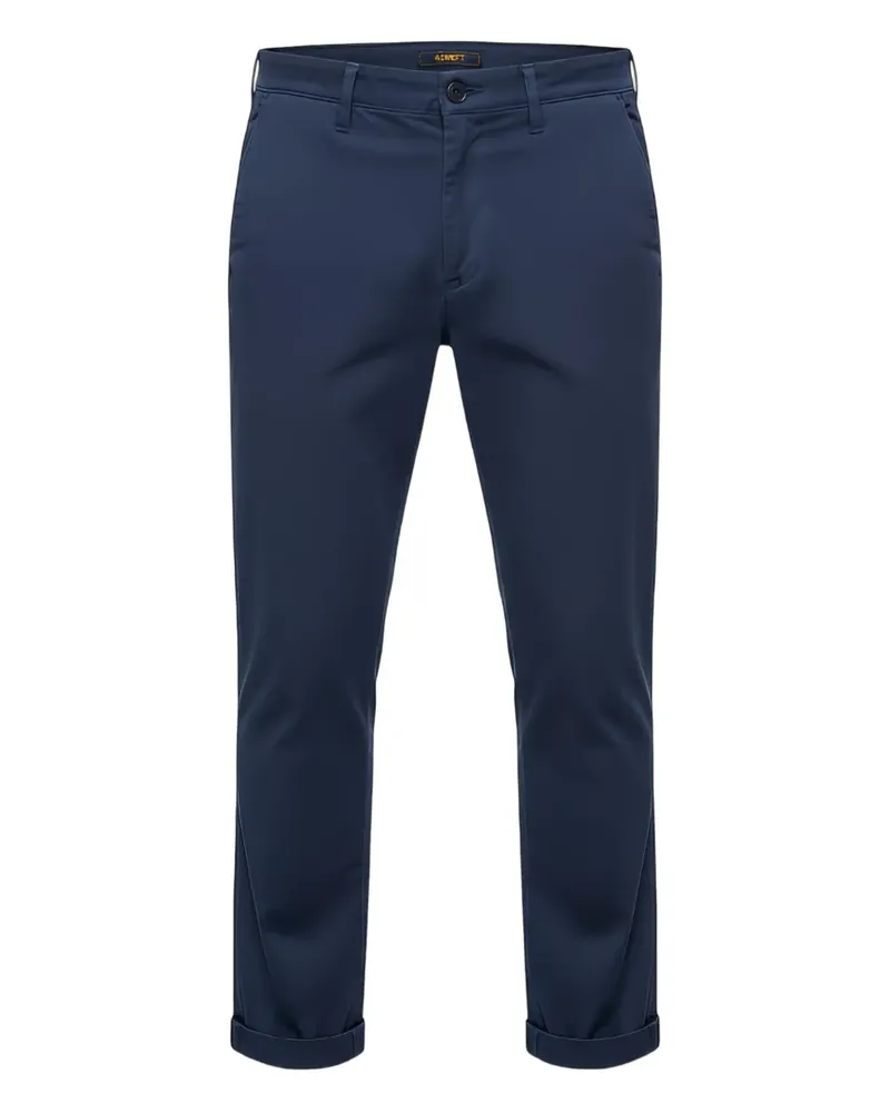 40Weft Hose mit Knöpfen - Blau Blau