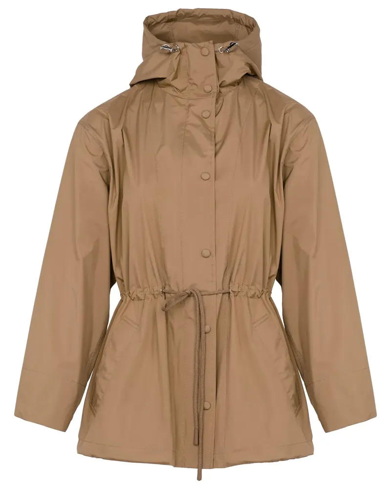Yves Salomon Parka mit Kapuze - Braun Braun