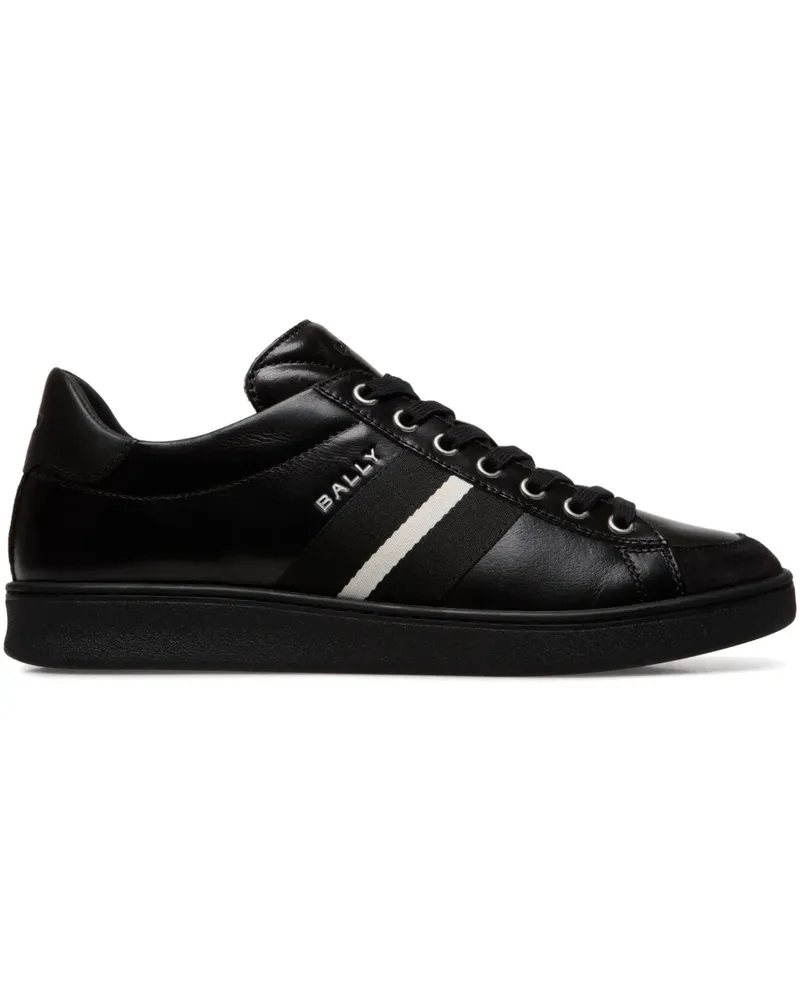 Bally Sneakers mit Logo-Print - Schwarz Schwarz