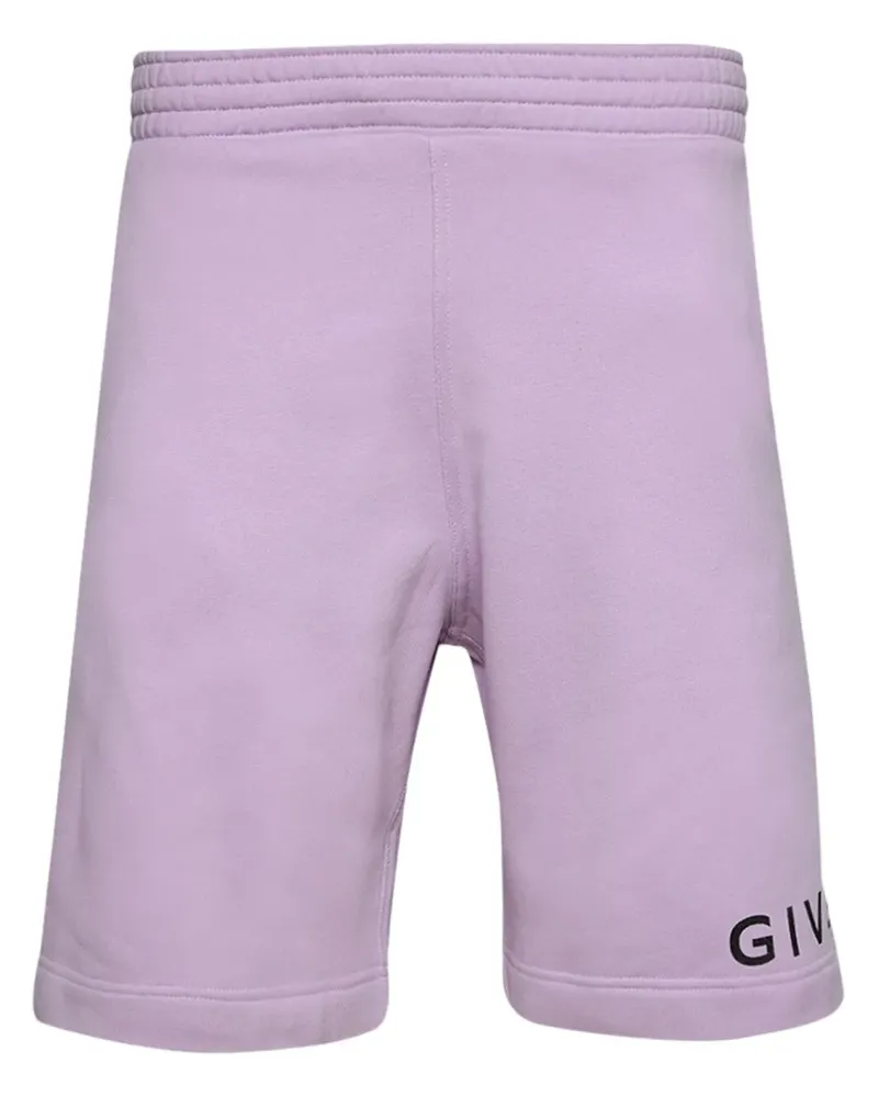 Givenchy Shorts mit Logo-Print - Violett Violett