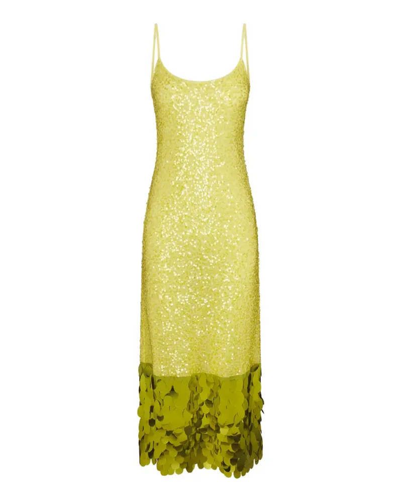 Simon Miller Imogen sequin-embellished maxi dress - Gelb Gelb