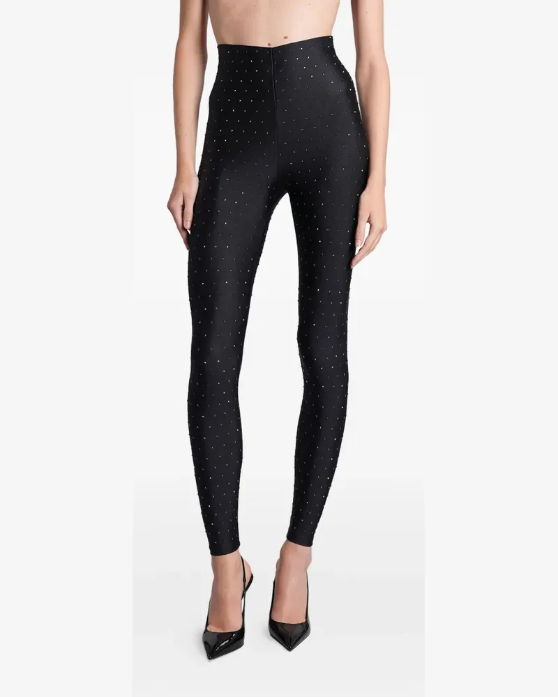 ANDAMANE Leggings mit hohem Bund - Schwarz Schwarz