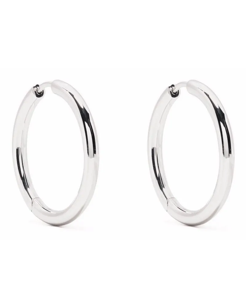 Tom Wood Große Creolen - Silber Silber