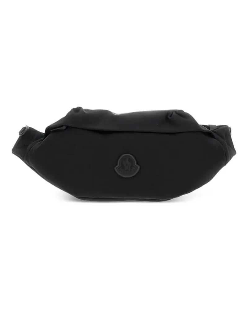 Moncler Durance logo-patch zip-fastening belt bag - Schwarz Schwarz
