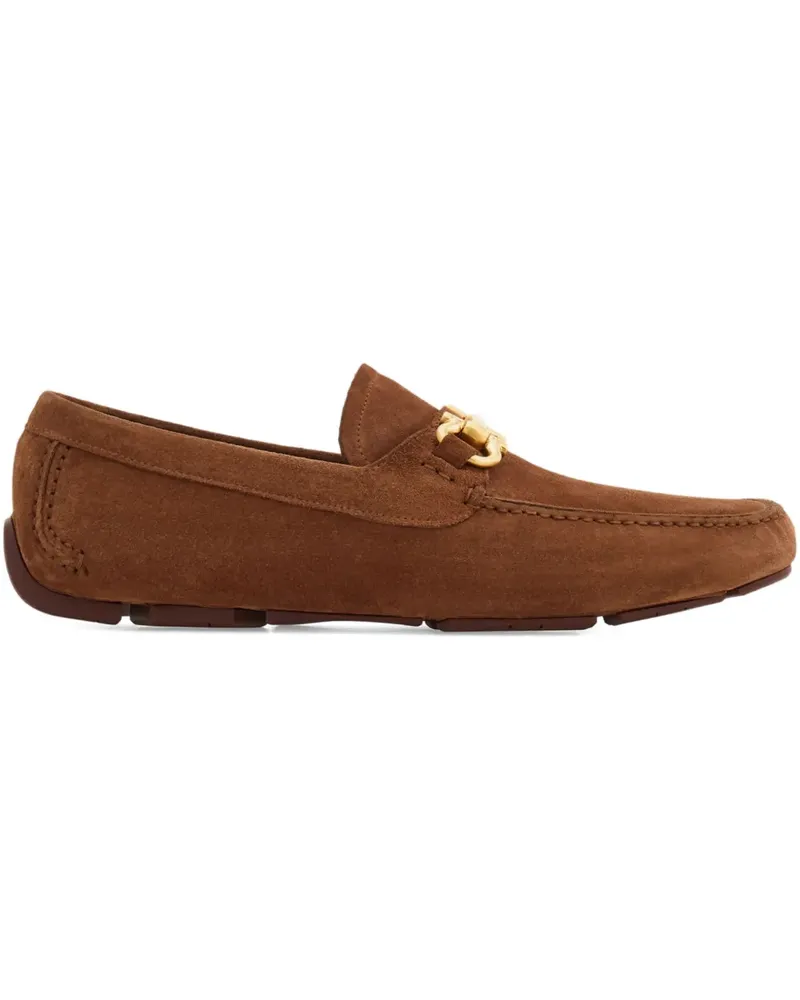 Ferragamo Loafer aus Wildleder - Braun Braun