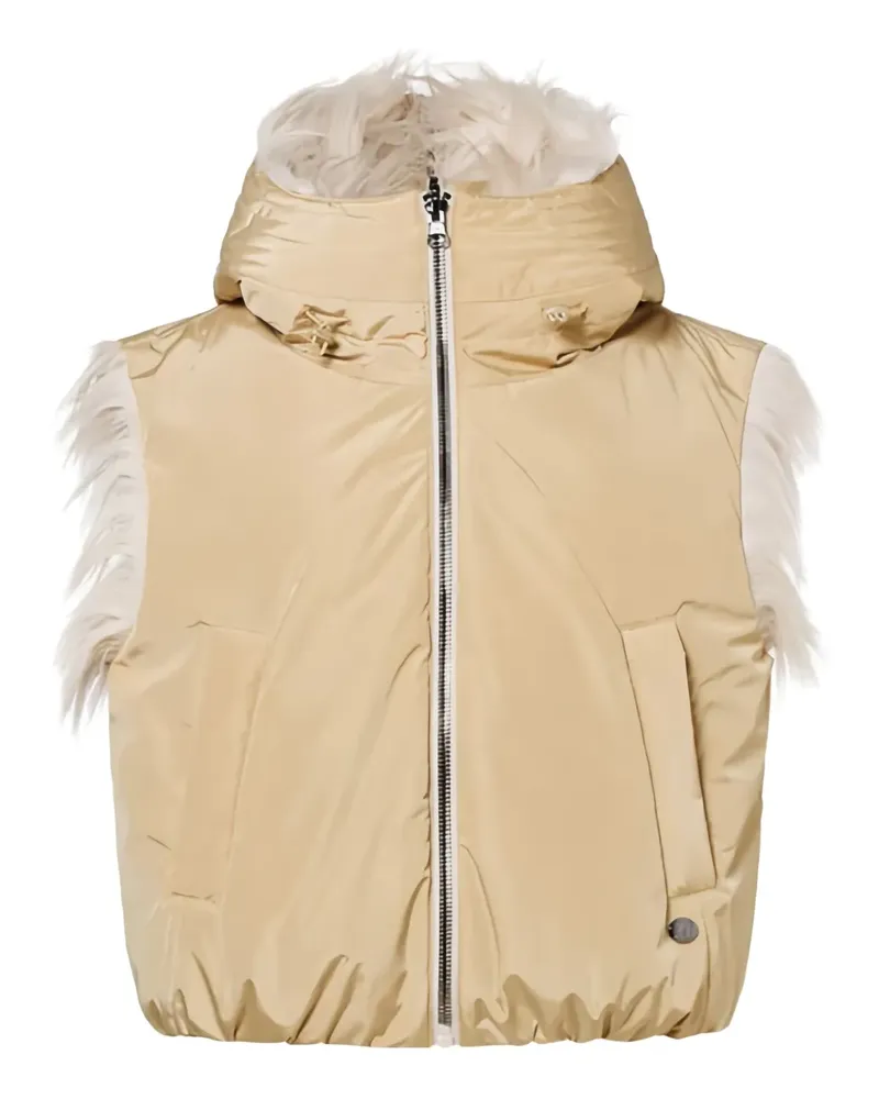 GOLDBERGH Wendbare Yara Kapuzenweste aus Faux Fur - Braun Braun