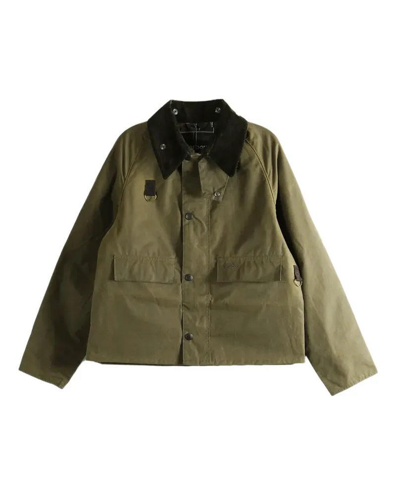 Barbour Gewachste Spey Jacke - Grün Grün