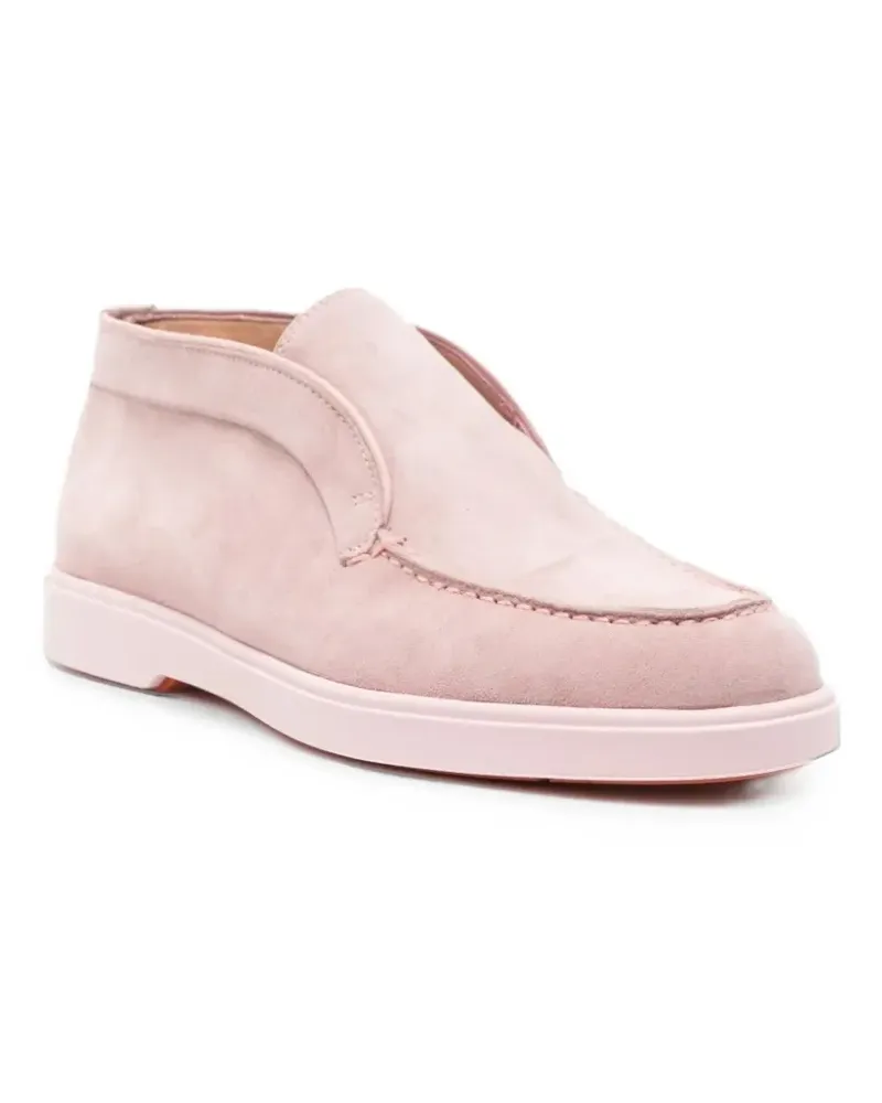Santoni Andvari suede ankle boots - Rosa Rosa