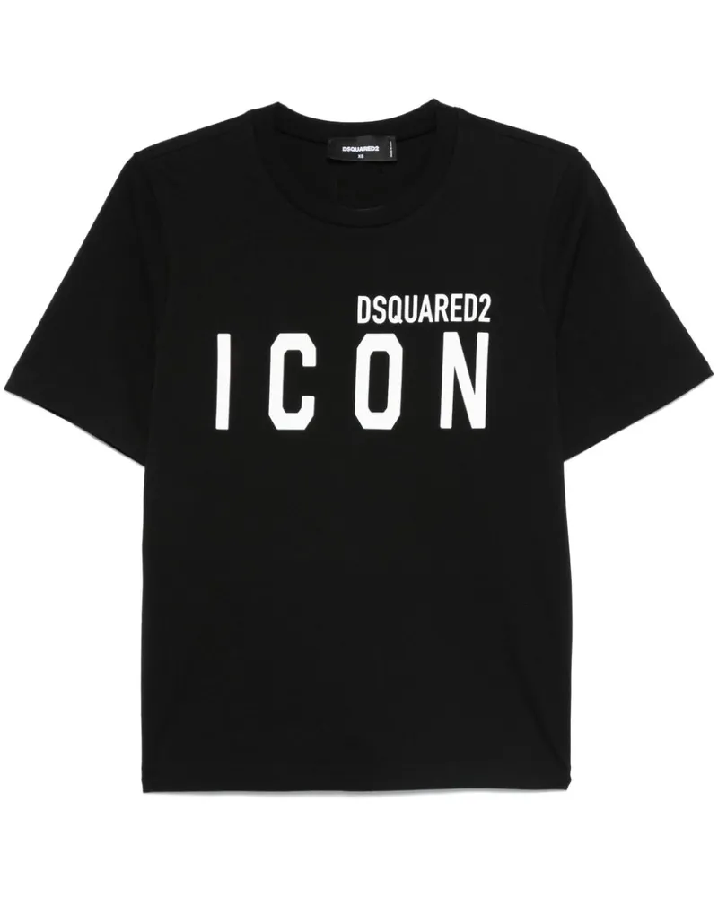 Dsquared2 Icon Forever Easy T-Shirt - Schwarz Schwarz