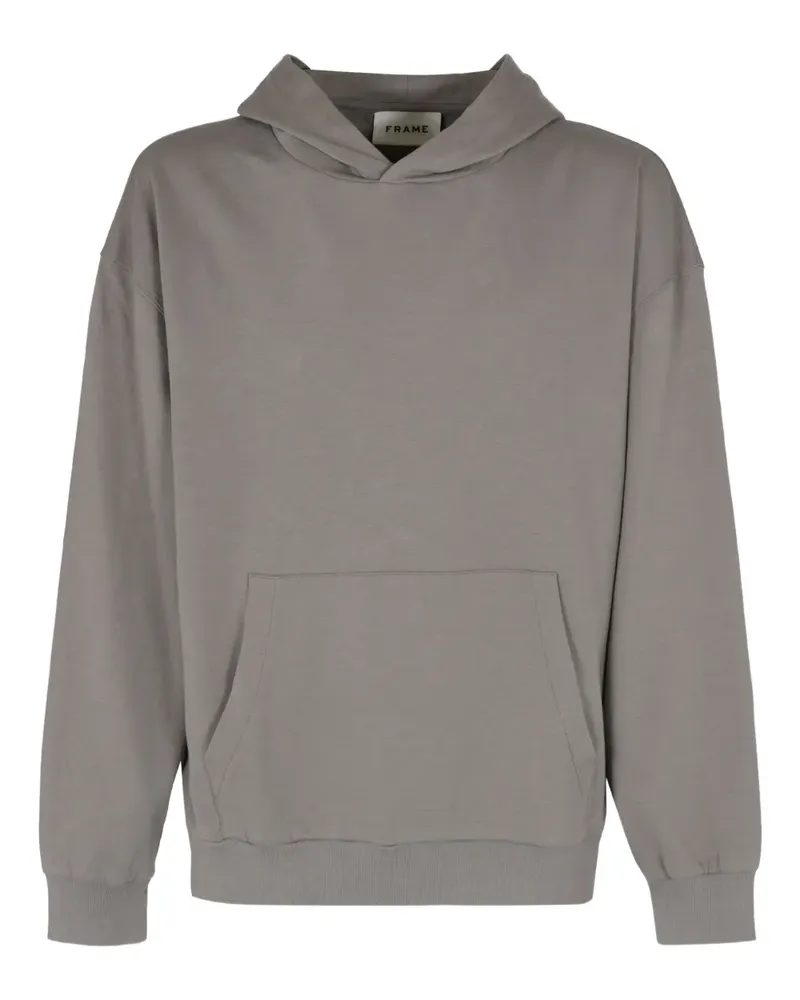 Frame Denim Sweatshirt mit gerippten Bündchen - Grau Grau
