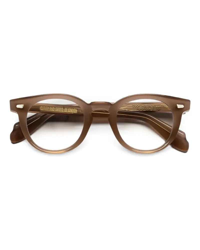 Cutler and Gross round-frame glasses - Nude Nude
