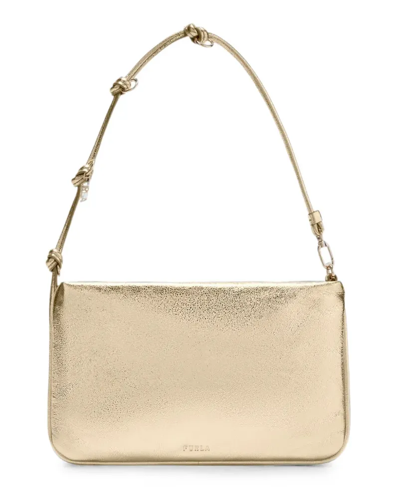 Furla Clutch mit geknoteten Riemen - Nude Nude