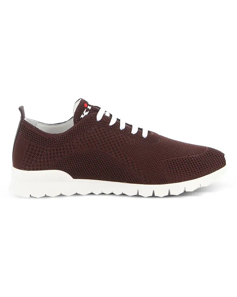 Kiton Sneakers in Strickoptik - Braun Braun