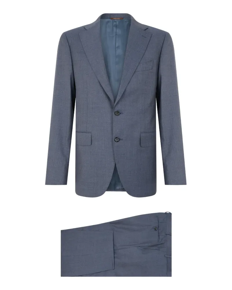 Canali single-breasted wool jacket - Blau Blau