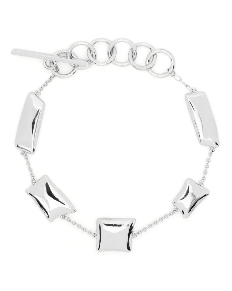 Cult Gaia Malaya Armband mit Logo Silber