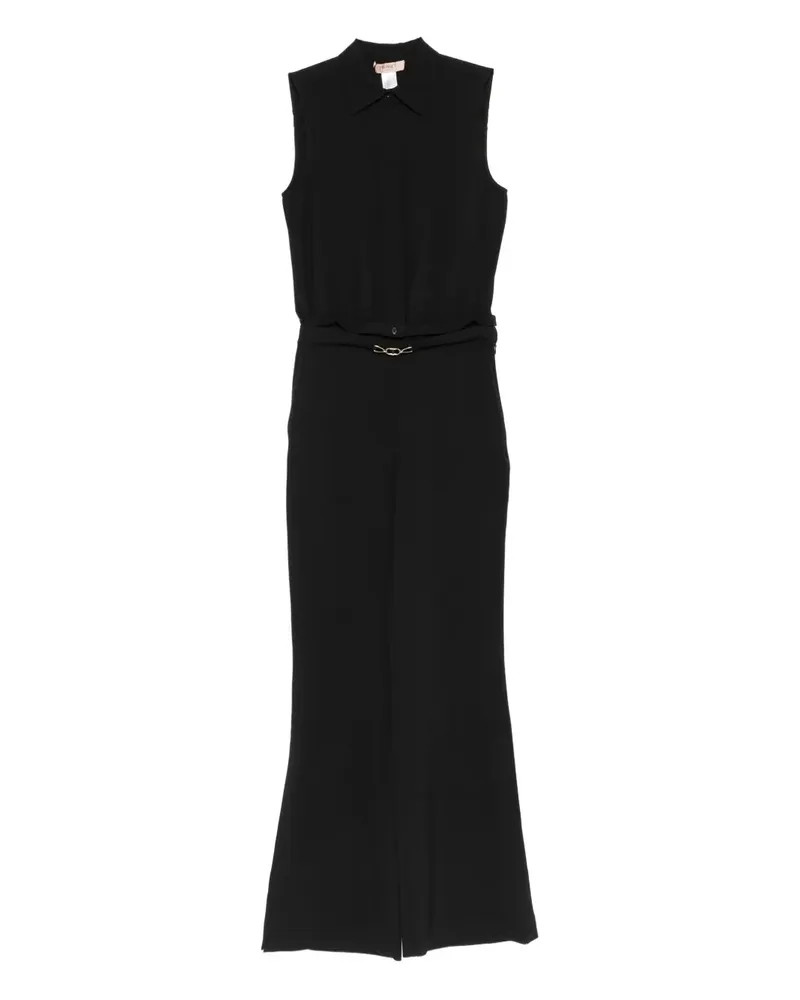 Twin-Set Jumpsuit mit Gürtel - Schwarz Schwarz