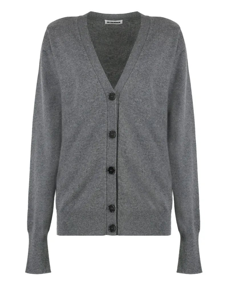 Jil Sander Cardigan aus Kaschmir - Grau Grau