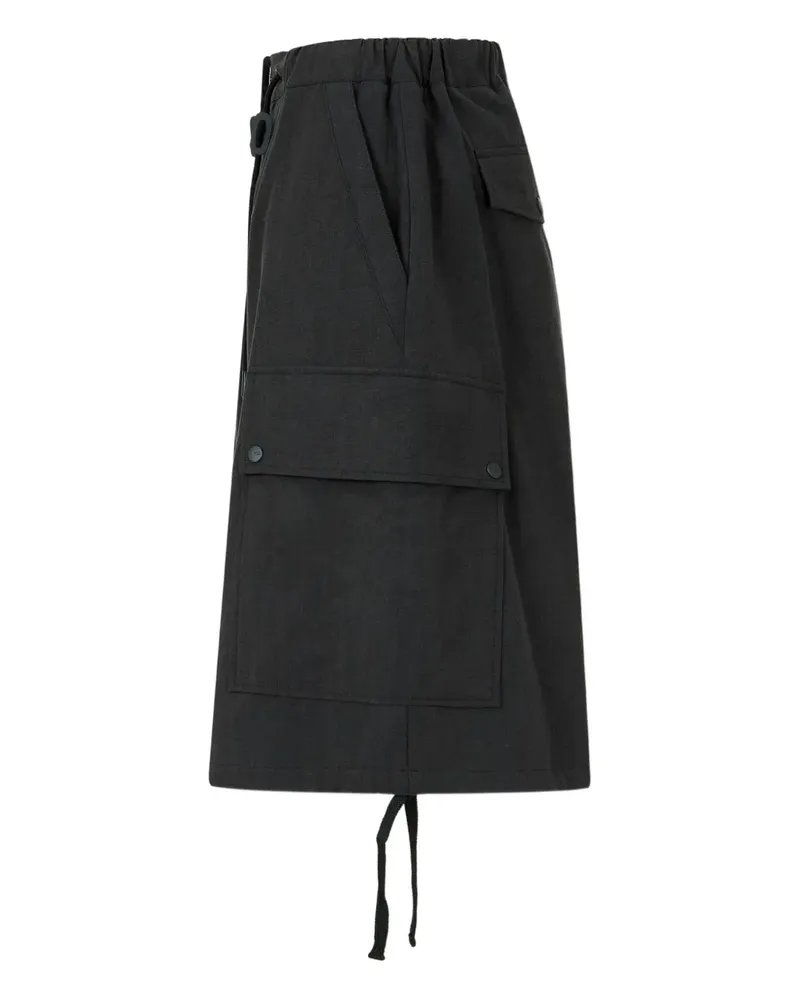 STUDIO TOMBOY pleated cargo shorts - Schwarz Schwarz