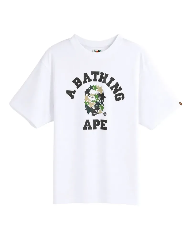 BAPE Sta College T-shirt - Weiß Weiß