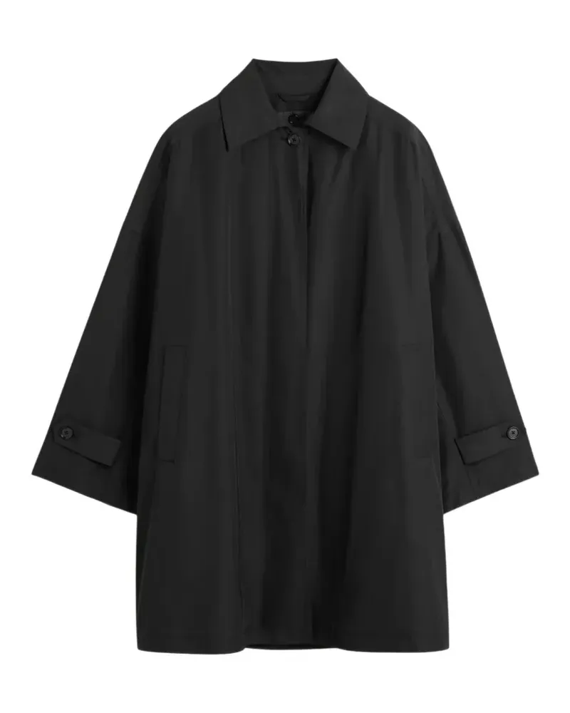 Totême button-up oversized coat - Schwarz Schwarz