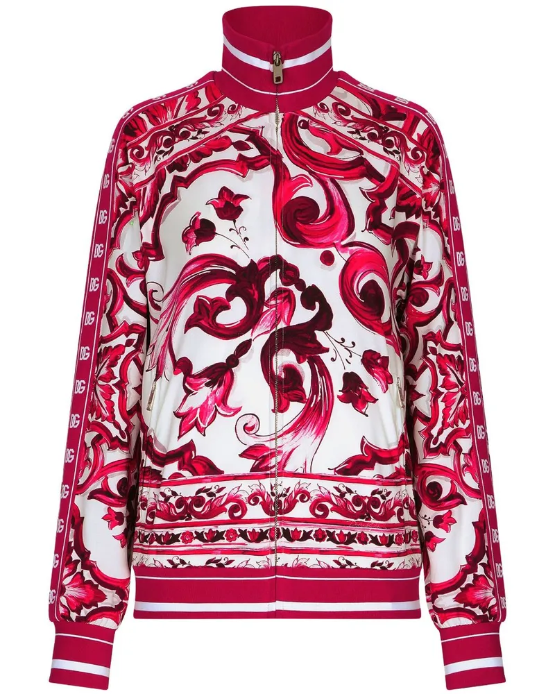 Dolce & Gabbana Bomberjacke mit Majolica-Print - Rot Rot
