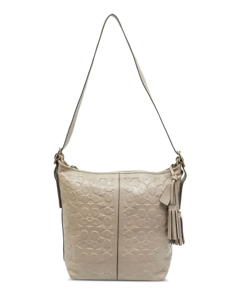 Coach Legacy Schultertasche mit Quasten - Nude Nude