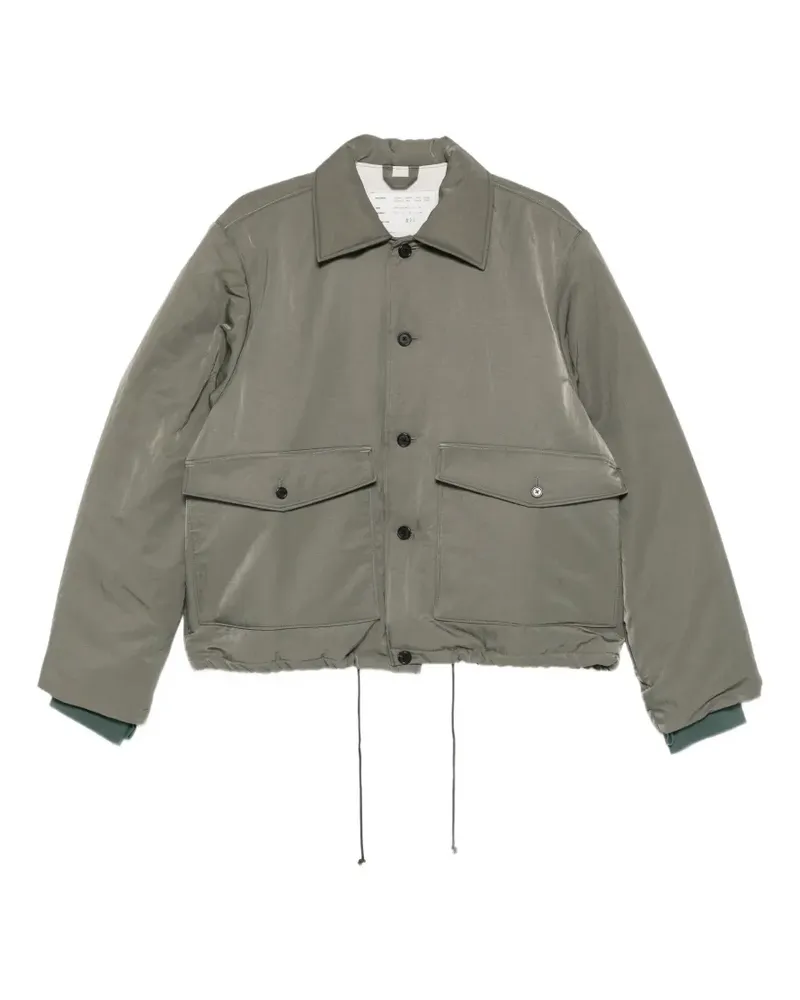 Camiel Fortgens button-up pocket-detail coat - Grün Grün